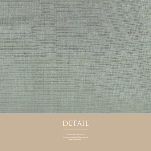 アンサンブル 男物 リサイクル 身丈150cm 裄76cm 羽織丈100cm 袷 紬 ゆったり グリーン Lサイズ お洒落 カジュアル しつけ糸 正絹 棒衿 Sランク